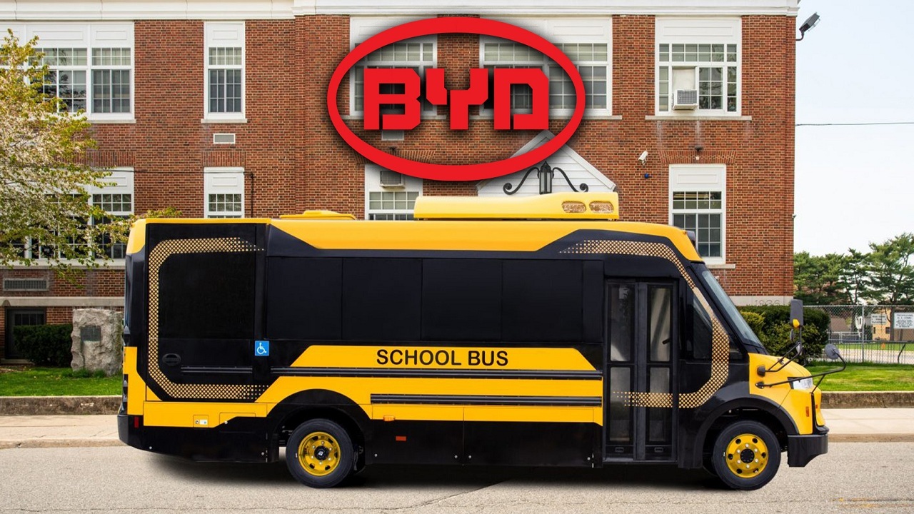 BYD از اتوبوس مدرسه برقی جدید خود رونمایی کرد