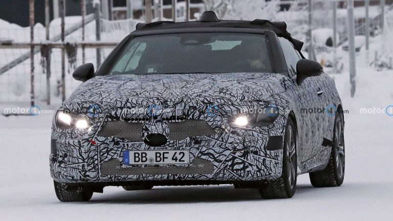 آزمایش خودروی مرسدس CLE +تصاویر