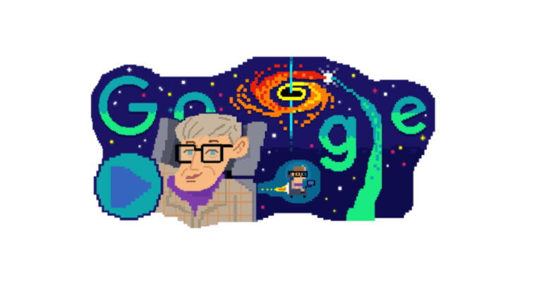 ادای احترام گوگل به استیون هاوکینگ [تماشا کنید]