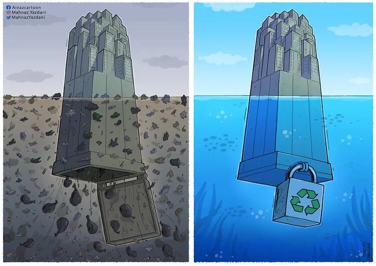 ببینید بازیافت چطور زندگی ما را نجات می‌دهد!