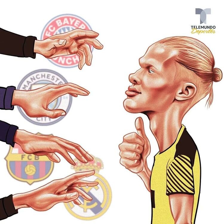 ببینید هالند بالاخره کدام تیم را انتخاب می‌کند؟