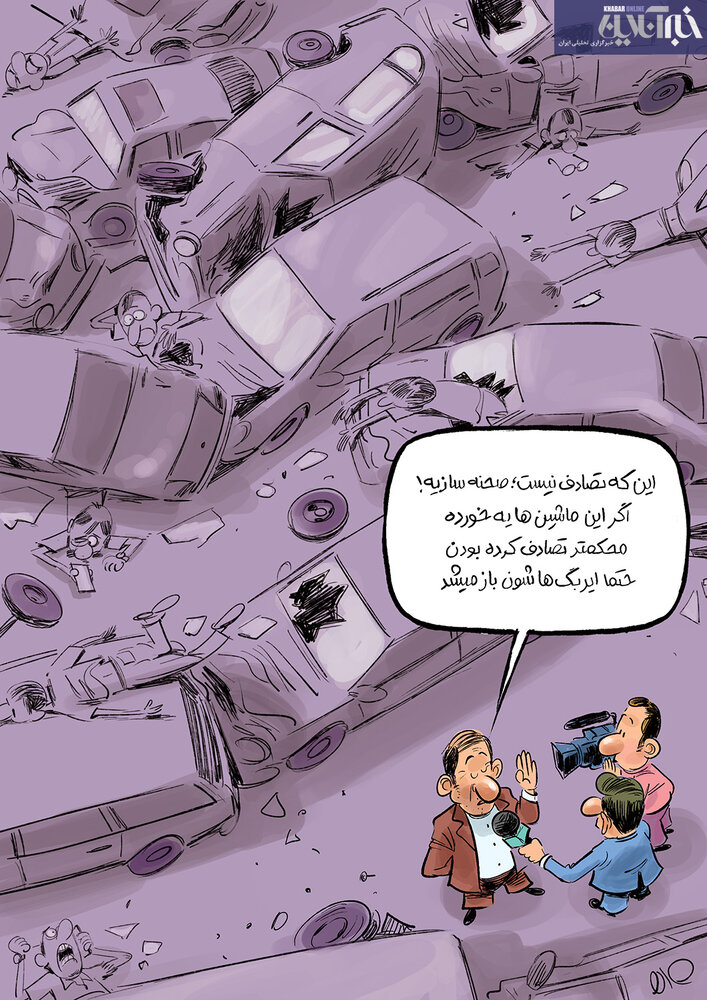 ببینید چرا ایربگ ماشین‌ها در تصادف بهبهان باز نشد!