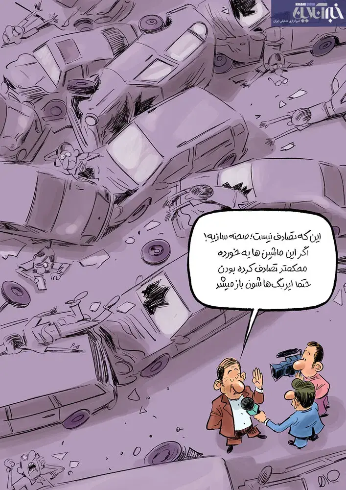 ببینید چرا ایربگ ماشین‌ها در تصادف بهبهان باز نشد!