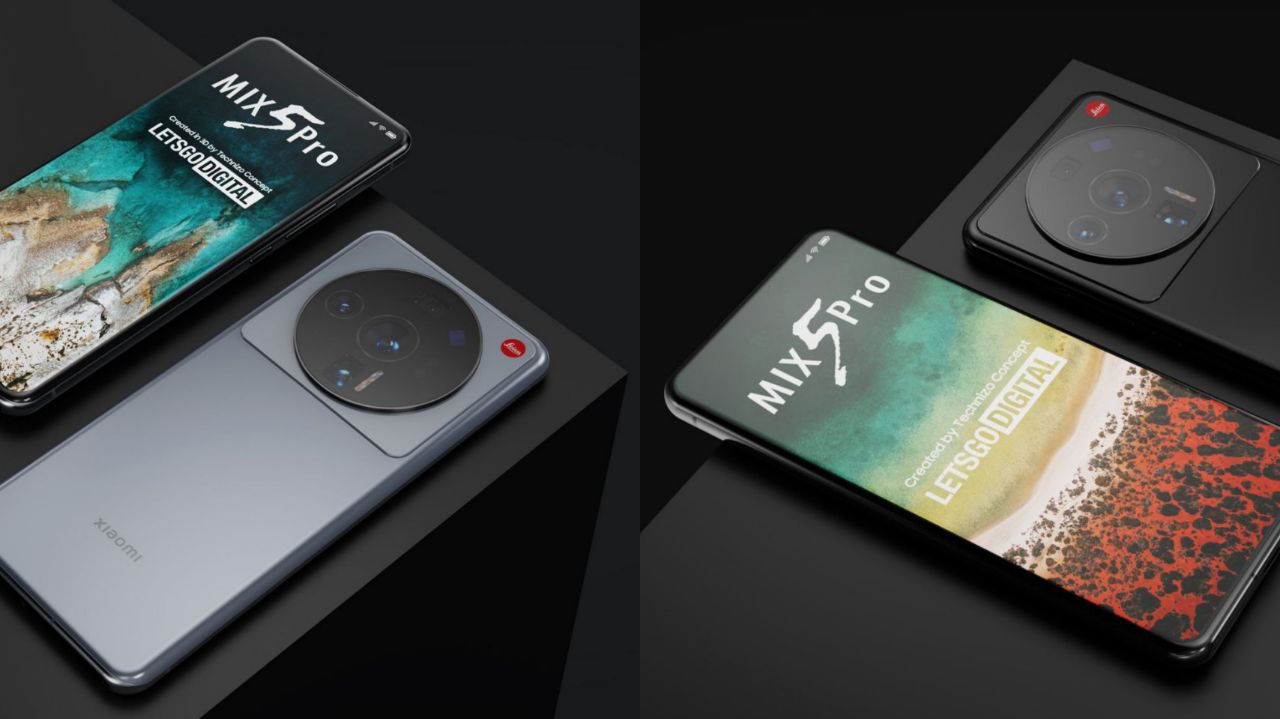 تصاویر مفهومی شیائومی میکس 5 پرو و فهرست مشخصات کلیدی آن منتشر شد