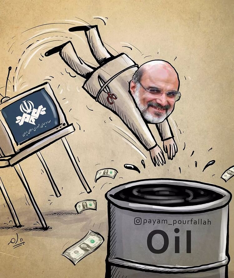 علی عسگری پرید تو بشکه نفت!