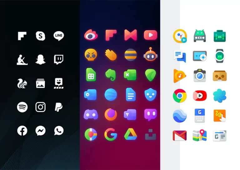 معرفی 10 آیکون پک برتر در گوگل‌پلی