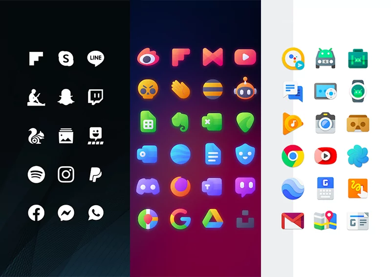 معرفی 10 آیکون پک برتر در گوگل‌پلی