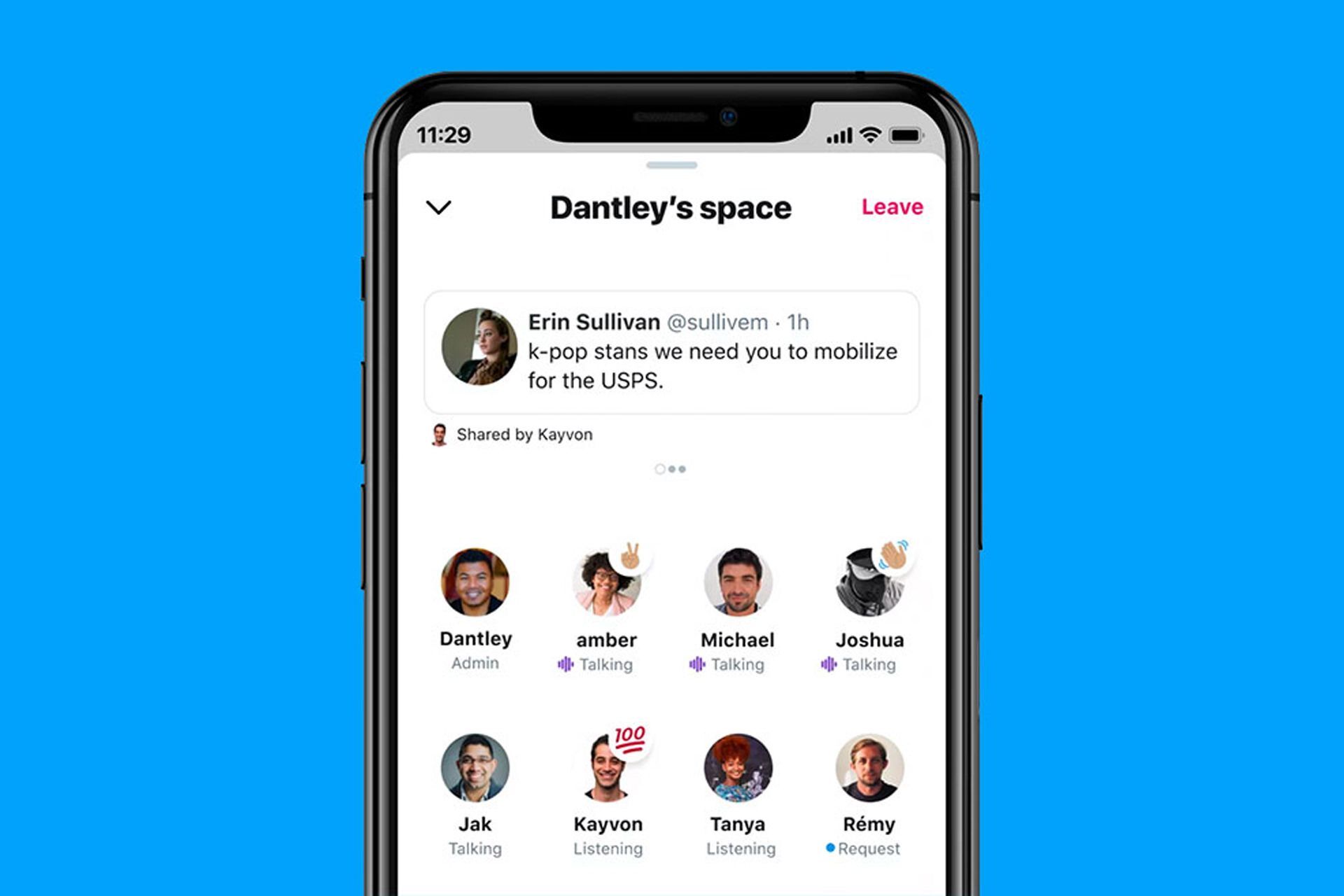 قابلیت Space توئیتر