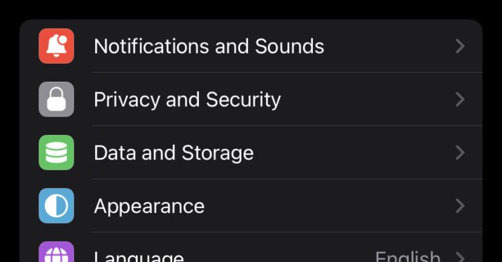 تغییر تنظیمات تلگرام تغییر تنظیمات تلگرام