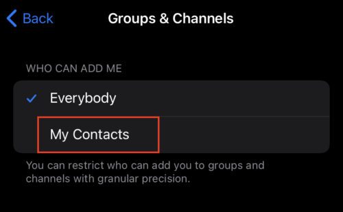 تنظیمات گروه تلگرام تنظیمات گروه تلگرام