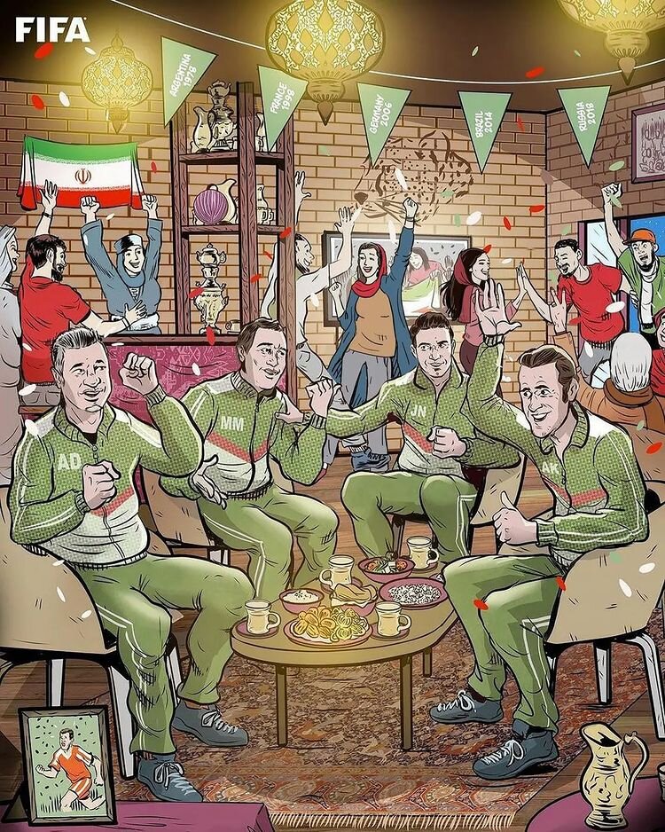 کارتون فیفا برای راهیابی تیم‌ملی به جام‌جهانی!