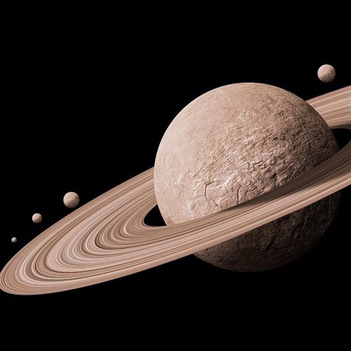 یکی از قمرهای زحل احتمالا یک اقیانوس درون خود دارد