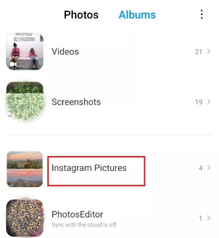 بازیابی از طریق گالری بازیابی از طریق گالری