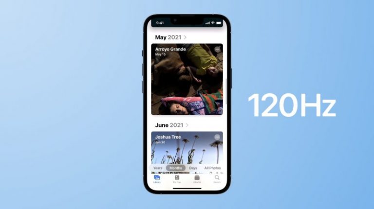 iOS 15.4 امکان استفاده تمامی برنامه‌ها از نمایشگر 120 هرتزی آی‌فون را فراهم می‌کند