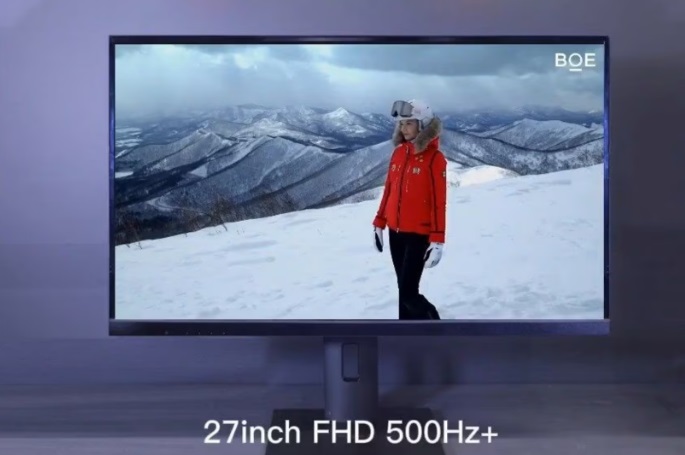 BOE اولین نمایشگر ۵۰۰ هرتزی دنیا را معرفی کرد