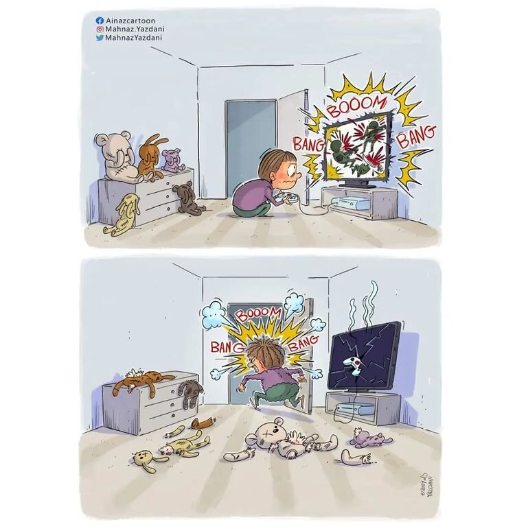 ببینید چه می‌کنه این بازی‌های جدید با بچه‌ها!