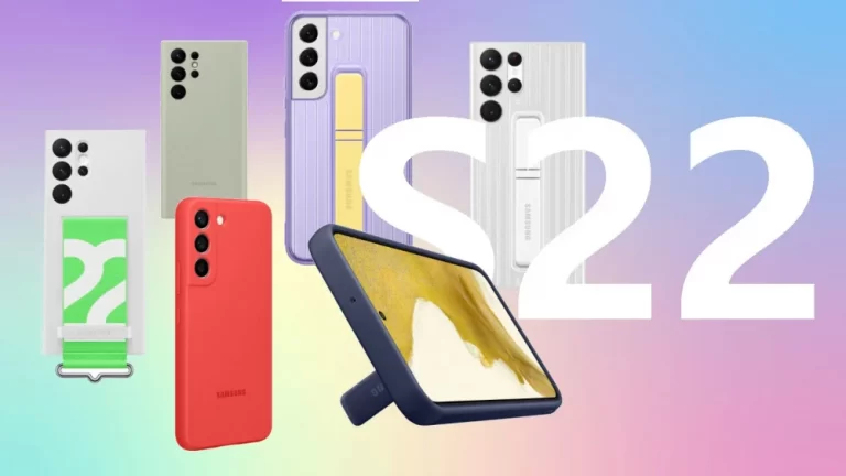 تصاویر کیس‌های رسمی سری گلکسی S22 سامسونگ منتشر شد