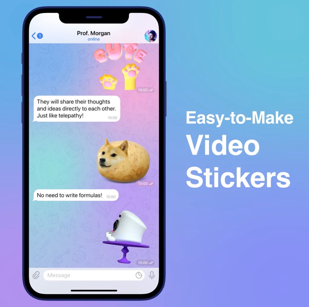 استیکرهای ویدیویی