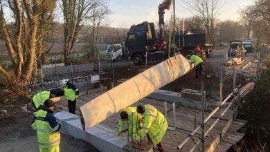 راهی برای بازیافت قطعات صنعتی: ایرلندی‌ها با قطعات توربین‌های بادی بلااستفاده پل ساختند