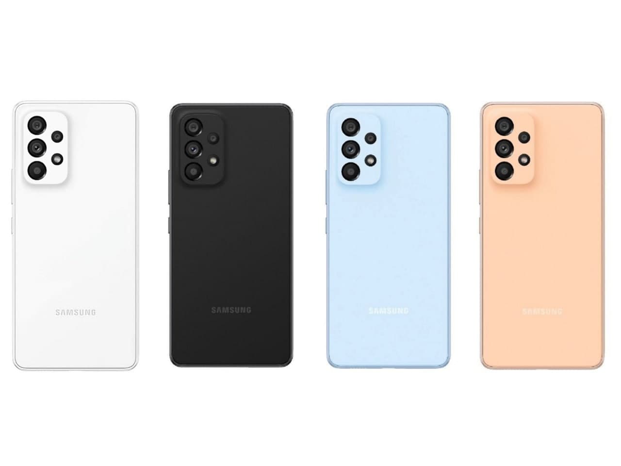 رندرهای جدید گلکسی A53 5G در رنگهای آبی و نارنجی منتشر شد