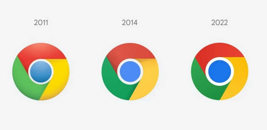 تغییرات لوگوی گوگل کروم