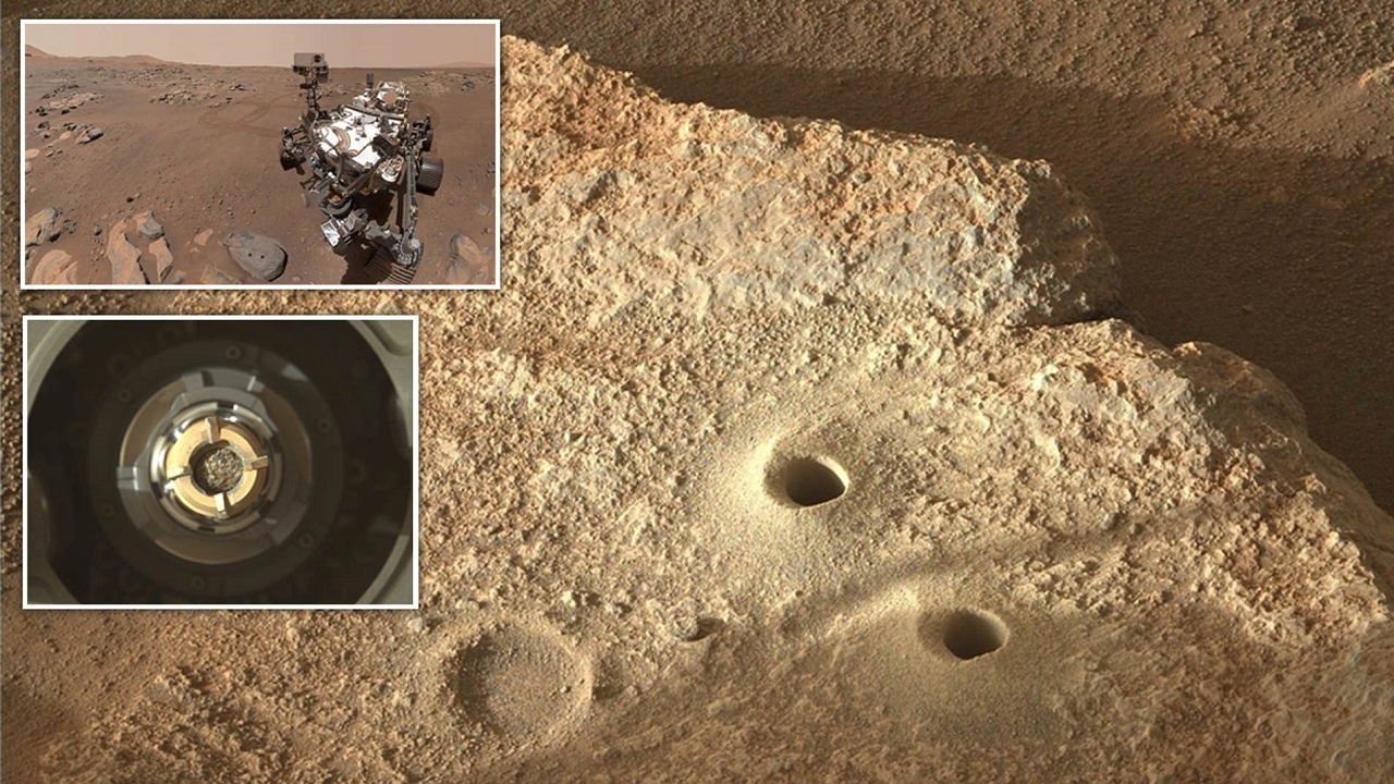 نمونه سنگ های مریخ
