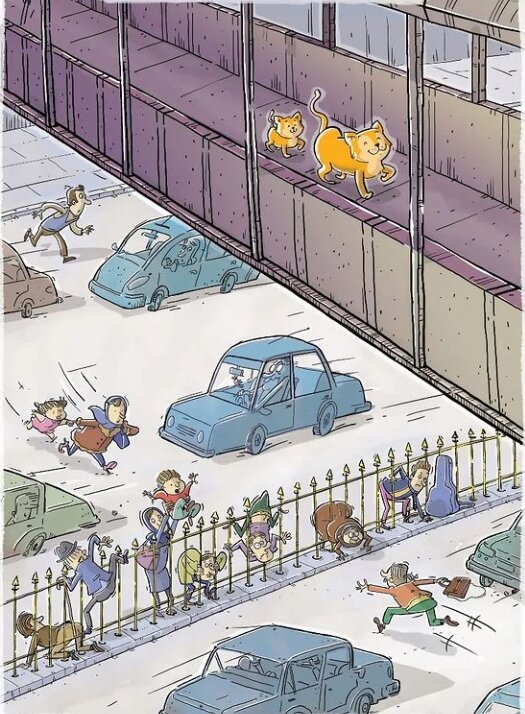 وضعیت خنده‌دار پل عابر پیاده در ایران!