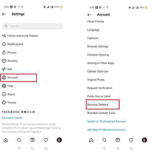 بازیابی عکس ها در اینستاگرام بازیابی عکس ها در اینستاگرام
