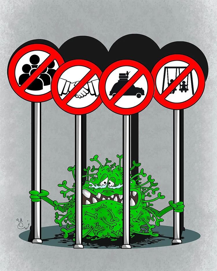 کرونا را اینجوری حبس کنیم!