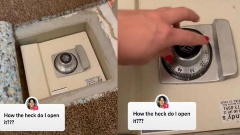 کشف گاوصندوقی با قدمت ۵۲ سال هنگام نظافت خانه