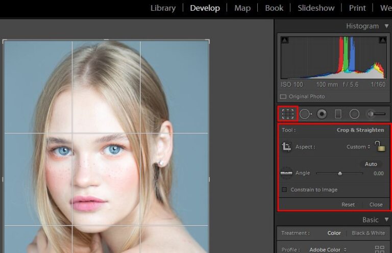 آموزش ادیت عکس پرتره با لایت روم – راهنمای گام به گام و تصویری