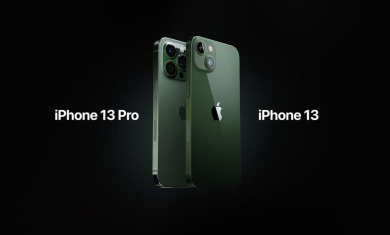 اپل از نسخه سبز رنگ آیفون 13 رونمایی کرد