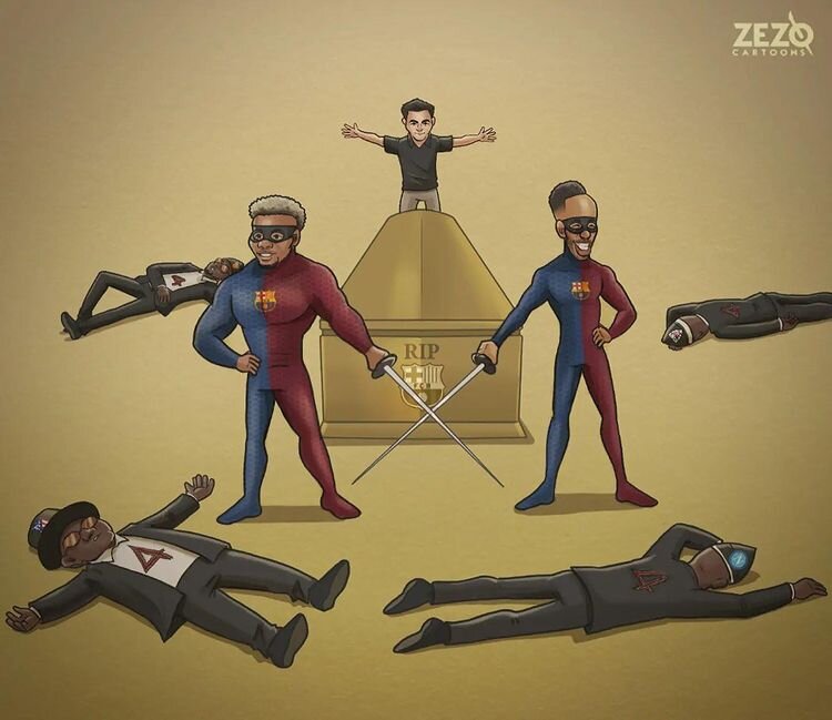 ببینید بارسلونا از گور برخاست!