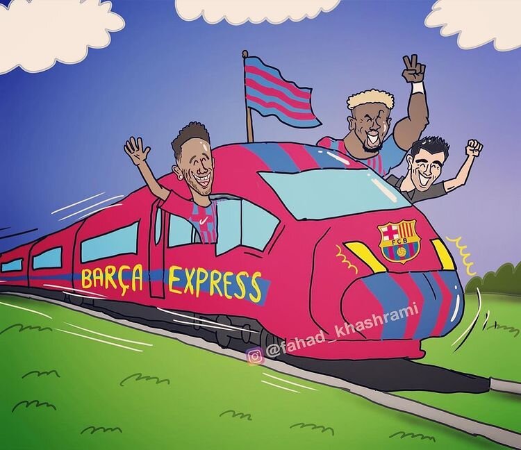 قطار بارسایی‌ها روی ریل افتاد!