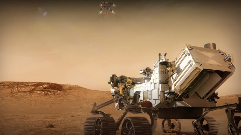 مریخ نورد استقامت وارد دلتای جزرو می‌شود