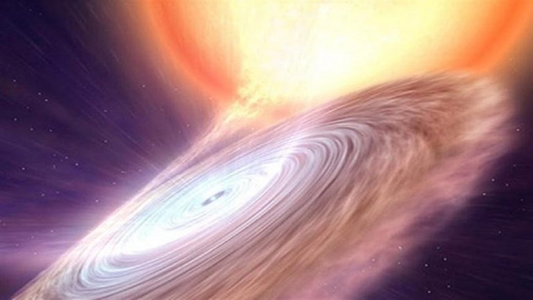 مشاهده ستاره نوترونی در حال بلعیدن ستاره‌ ای دیگر