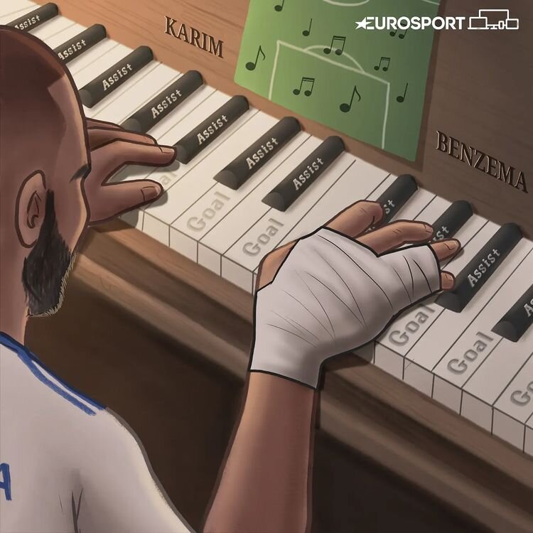 هنرنمایی خاص کریم بنزما را ببینید!