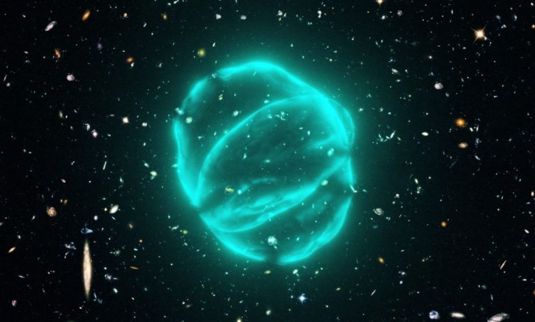 کشف دایره رادیویی بزرگ و مرموز در فضا به وسعت یک میلیون سال نوری