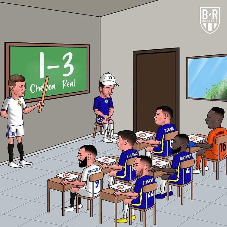 اینم کلاس درس مادریدی‌ها برای چلسی!