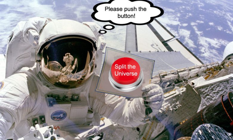 تصویر روز ناسا: با این دکمه جهان را دو قسمت کنید!
