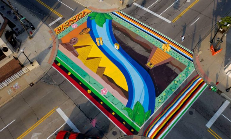 37 درصد کاهش تلفات رانندگی تنها با نقاشی و رنگ آمیزی آسفالت خیابان