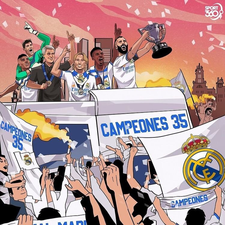 ببینید: مادریدی‌ها لالیگا را فتح کردند!