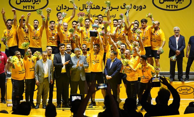 جشن قهرمانی لیگ برتر هندبال با حمایت ایرانسل برگزار شد