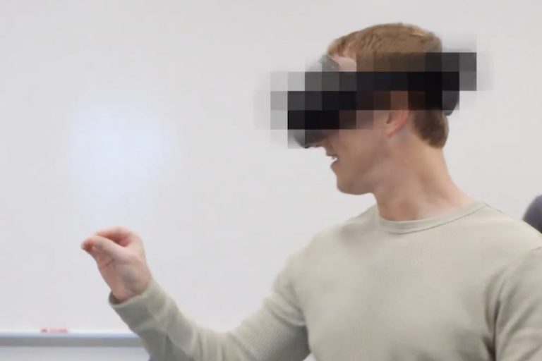 مارک زاکربرگ ویدیویی از هدست واقعیت مجازی متا به اشتراک گذاشت [تماشا کنید]