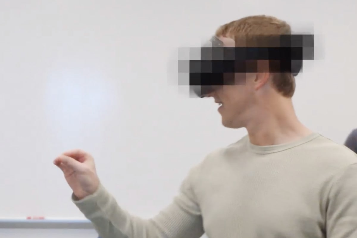 مارک زاکربرگ ویدیویی از هدست واقعیت مجازی متا به اشتراک گذاشت [تماشا کنید]