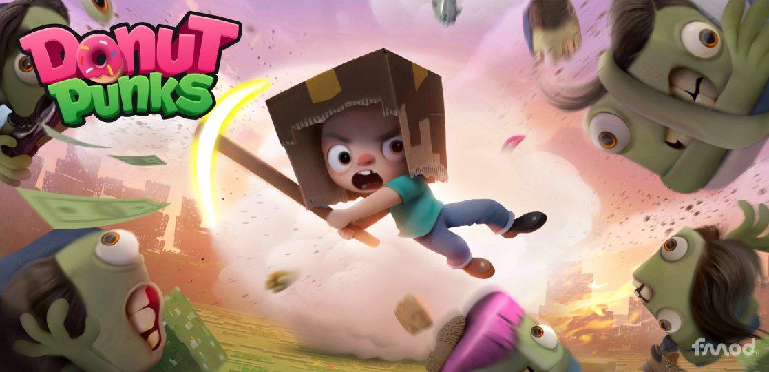 معرفی بازی Donut Punks؛ مبارزه آنلاین با زامبی‌ها بر سر دونات
