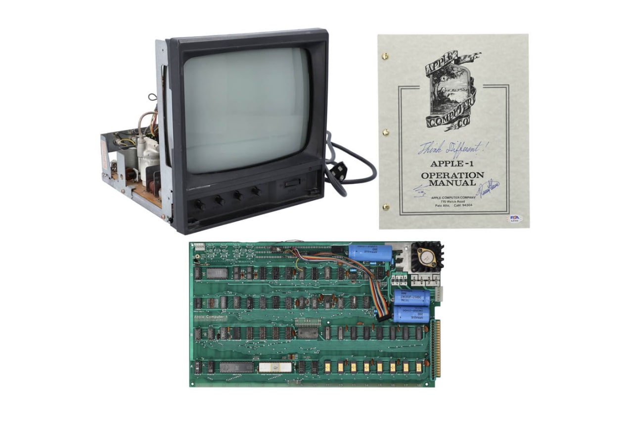 نسخه بسیار کمیابی از «اپل وان» با قیمت بیش از 250 هزار دلار در حراجی به فروش گذاشته شد