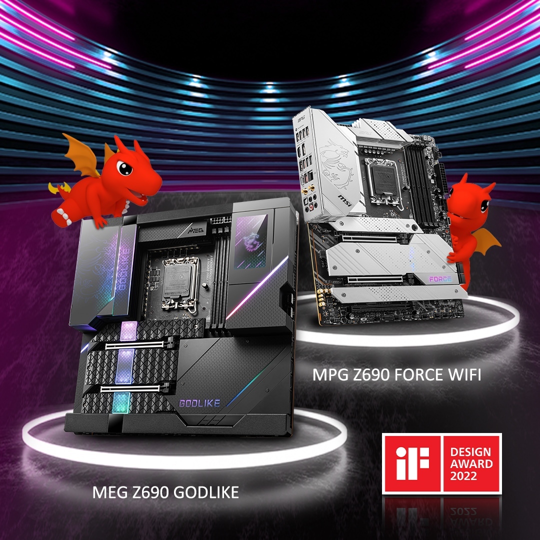 کسب سه جایزه‌ ارزشمند iF DESIGN Awards 2022 توسط MSI