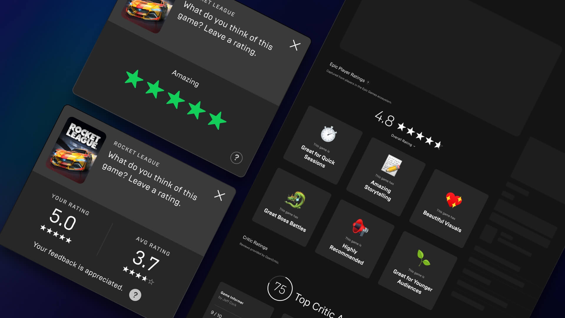 اضافه شدن بخش امتیازدهی و نظرسنجی در جدیدترین آپدیت فروشگاه اپیک