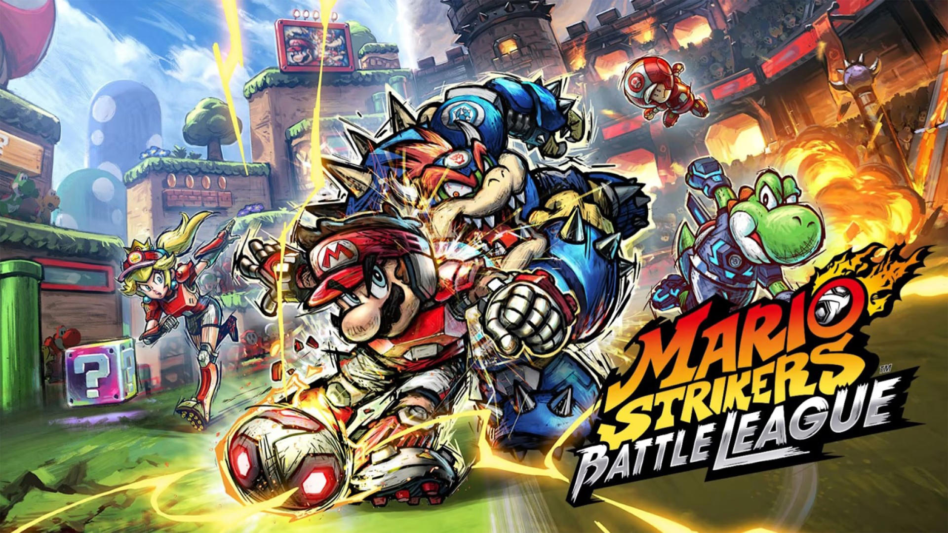 نمایش مکانیسم های گیم پلی در تریلر جدید Mario Strikers: Battle League